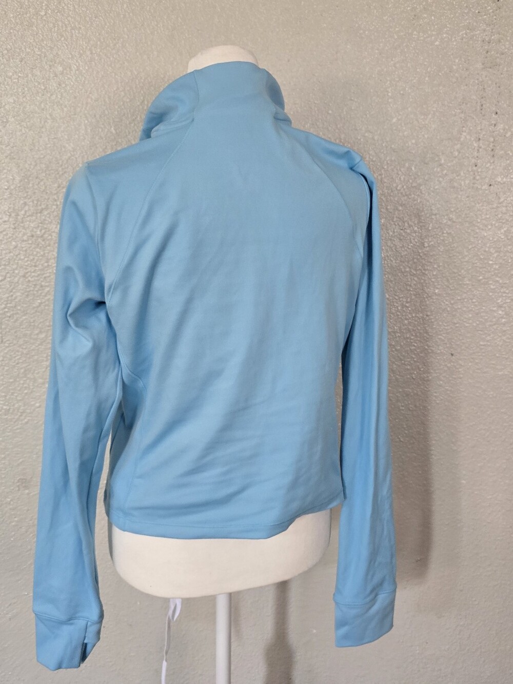 All In Motion Light Blue Quarter-Zip Pullover - Picture 3 of 4